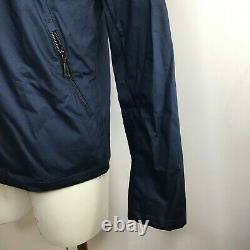 12 Puntododici Blue Jacket Long Sleeve Turtle Neck Multi Pockets Casual Size 50