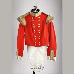 2021 New Men's Red Military British jacket with Worldwide Expedited Shipping