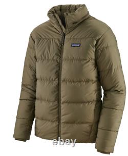 $279 NWT Patagonia Mens Silent Down Jacket BRAND NEW Green Medium Recycled Down