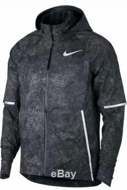 $400 Nike Aeroshield Hooded Energy Solstice Men Running Jacket Reflect 876841
