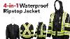 4 In 1 Waterproof Ripstop Jacket