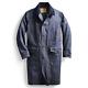 $995 Rrl Ralph Lauren Japanese Indigo Raw Denim Raincoat Jacket Men's L Large