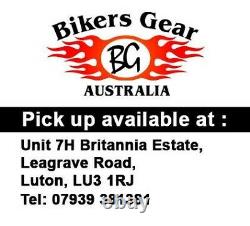 AUstralian Bikersgear Men Motorcycle Motorbike Adventure HiViz Waterproof Jacket