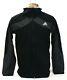 Adidas Black Adizero Marathon Zip Front Hooded Running Jacket Men's Nwt