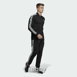 Adidas MTS 3 Stripes Track Suit Jacket Pants Black White 3 Stripes DV2448 Men's