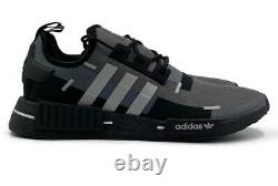 Adidas NMD r1 Technical Jacket Mens Running Shoe Beige Black Trainer Sneaker NEW
