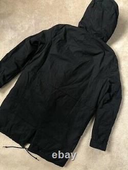 All Saints Men's Black Den Padded Parka Jacket Coat S M L New & Tags