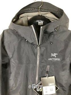 Arc'teryx Ascent Alpha SL Packable Anorak Jacket Gore-Tex Black Mens XS NWT
