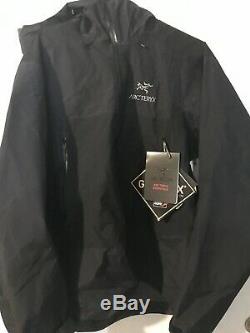 Arc'teryx Beta SL Hybrid Black Rain Jacket Shell Men's Large New With Tag