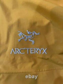 Arcteryx Men's Beta SL Hybrid Gore-Tex Shell Ski Jacket Yellow Waterproof 23705