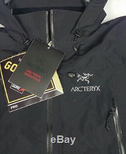 Arcteryx Mens Theta AR Gore-Tex Pro Jacket XL Black- New