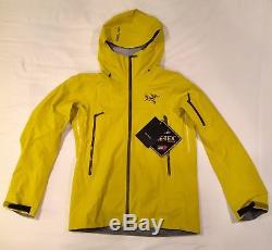 Arcteryx Sabre Jacket Mens M Lichen Yellow Snowboard Ski Gore-Tex Recco