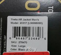 Arcteryx Theta AR Gore-Tex Pro Jacket Mens Large -Black- New