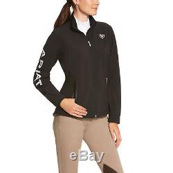 Ariat Ladies New Team Black Softshell Full-Zip Jacket 10019206