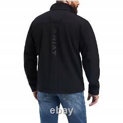 Ariat Men's Vernon Vent Black Grey Softshell Jacket 10038499