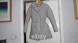 BARBOUR Arctic Expedition Fibre Down Padded KIRBY Puffa COAT Jacket Size UK 10