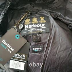 BNWT Womens Barbour International Lydden Quilted Jacket Black UK12 14 16 rrp£189