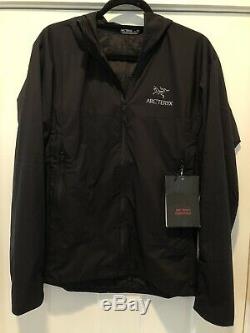 BRAND NEW Arcteryx Atom SL Jacket Men's Medium Black Hoody MSRP $229
