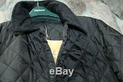 Barbour Heritage Liddesdale Quilt Jacket Coat Black MQU0001BK91 NWT New