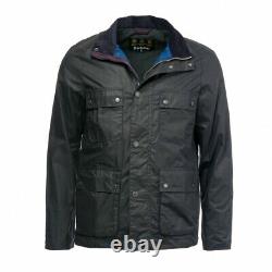 Barbour Toman Wax Jacket Coat Navy Blue MWX1460NY51 New U. K XL U. S Large L