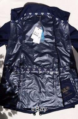 Barbour Trevose Women's Waterproof Rain Jacket with Hood Navy, Size US 4