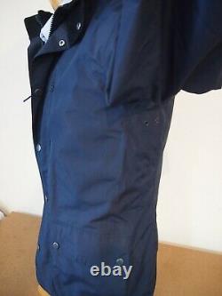 Barbour Urma Lightweight Waterproof Field Jacket NWT Medium $325 Navy Blue