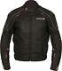 Buffalo Men's Atom Jacket Black Waterproof Leather Textile Motorcycle Jacket New