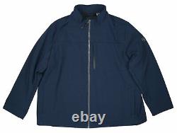 Calvin Klein Water Repellant Stretch Full Zip Outerwear Jacket Coat 3XL NWT Blue