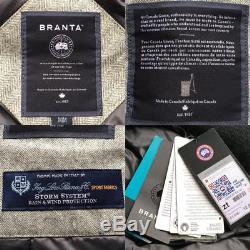 Canada Goose Branta Modena Black Label Down Filled Wool Coat Jacket £1600 New