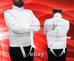 Canvas Men Straitjacket White Color (Return Accepted in USA)