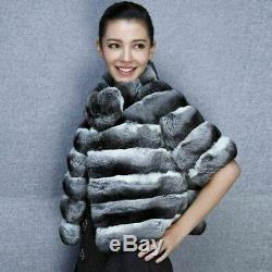 Chinchilla Fur Jacket Short Sleeves Brand New Handmade Furmaker COPENHAGEN MEXA