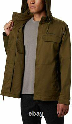 Columbia Men's Tummil Pines Hooded Jacket NIP Size M NEW OLIVE