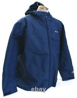 Columbia Sportswear Blue Huntsville Peak Novelty Waterproof Jacket Men's NWT