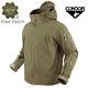 Condor 602 Tactical Summit Softshell Patrol Jacket Cold Weather With Patch Tan