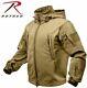 Coyote Brown Special Ops Tactical Waterproof Soft Shell Jacket Coat Rothco Sz M