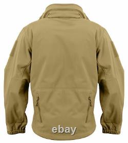 Coyote Brown Special OPS Tactical Waterproof Soft Shell Jacket Coat Rothco sz M