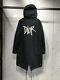 Dior And Shawn Hooded Parka Jacket Raincoat Black Size 46/medium