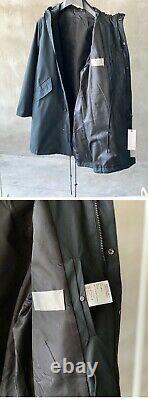 DIOR AND SHAWN HOODED PARKA Jacket Raincoat Black Size 46/Medium