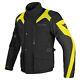 Dainese Tempest D-dry Mens Black Fluo Yellow Waterproof Motorcycle Jacket New