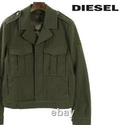 Diesel Wool Blend Military Jacket US Army Ike WWII Style Size XL