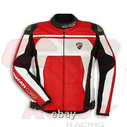 Ducati Corse C4 Jacket 2019 Motorcycle Riding Jacket CE Leather Jacket