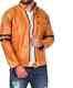 Elegance Men Leather Jacket Biker Bomber 100% Genuine Soft Lambskin Stylish
