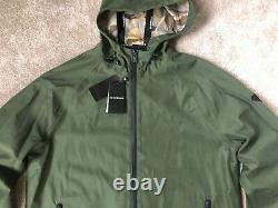 Emporio Armani Green Zip Blouson Hooded Jacket Coat 3z1b66 Large 52 New Tags