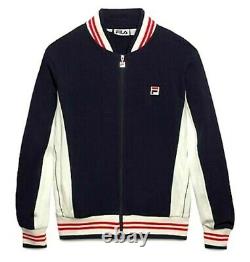 FILA Bjorn Borg Settanta Tennis Track Jacket Retro Vintage Wool Blend XXL 2XL