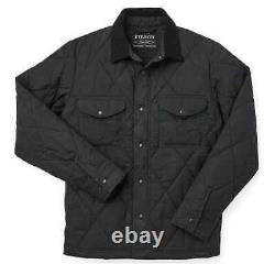 Filson Hyder Quilted Jac Shirt 20019390 Black CC Waxed Jacket Yellowstone