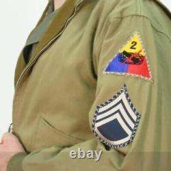 Fury Brad Pitt Military Wardaddy Vintage Cotton Jacket