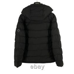 GANT Black Active Cloud Hooded Jacket Coat Size S
