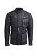 Genuine Triumph Motorcycles Beck Waxed Cotton Custom Riding Jacket Black Sale