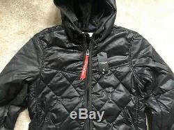 G-star Raw Black Setscale Rallo Zip Quilted Hdd Jacket Coat Small New Tags
