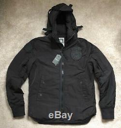 G-star Raw Men's Black Batt Hooded Overshirt Jacket Coat Large New & Tags
